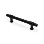 Alexander & Wilks Kingston Plain Pull Handle - Black - 128mm c/c