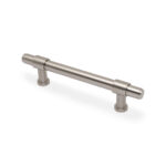 Alexander & Wilks Kingston Plain Pull Handle - Satin Nickel PVD - 128mm c/c