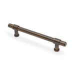 Alexander & Wilks Kingston Plain Pull Handle - Antique Brass - 160mm c/c