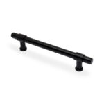 Alexander & Wilks Kingston Plain Pull Handle - Black - 160mm c/c