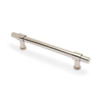 Alexander & Wilks Kingston Plain Pull Handle - Polished Nickel PVD - 160mm c/c