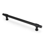 Alexander & Wilks Kingston Plain Pull Handle - Black - 224mm c/c