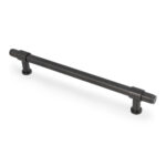 Alexander & Wilks Kingston Plain Pull Handle - Dark Bronze PVD - 224mm c/c