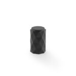 Alexander & Wilks Diamond Cut Cylinder Cabinet Knob - 30mm - Black