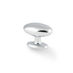 Alexander & Wilks Ashbury Cabinet Knob - Polished Chrome - 45mm Dia.
