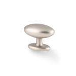 Alexander & Wilks Ashbury Cabinet Knob - Satin Nickel - 45mm Dia.