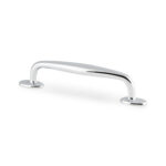 Alexander & Wilks Ashbury Cabinet Pull Handle - Polished Chrome - 128mm Centres