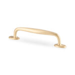 Alexander & Wilks Ashbury Cabinet Pull Handle - Satin Brass - 128mm Centres