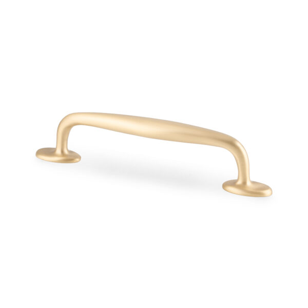 Alexander & Wilks Ashbury Cabinet Pull Handle - Satin Brass - 128mm Centres