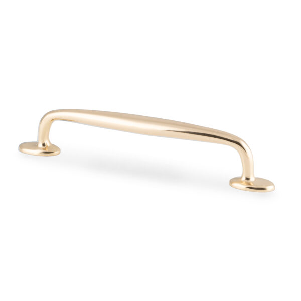 Alexander & Wilks Ashbury Cabinet Pull Handle - Polished Brass Lacquered - 160mm Centres