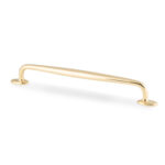 Alexander & Wilks Ashbury Cabinet Pull Handle - Polished Brass Lacquered - 224mm Centres
