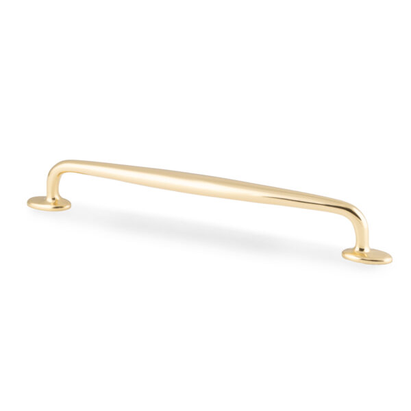 Alexander & Wilks Ashbury Cabinet Pull Handle - Polished Brass Lacquered - 224mm Centres