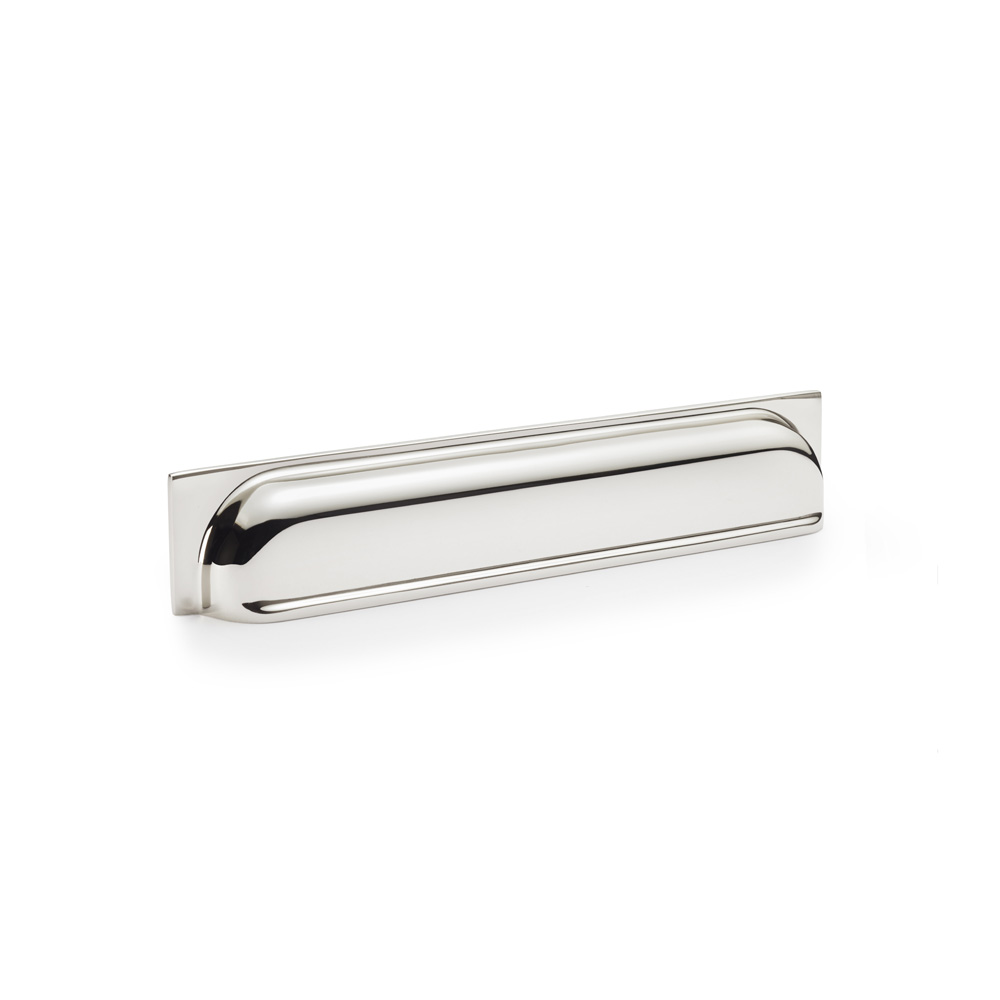 aw906pn_1_bmtm4zhztn2tdy3x.jpg Alexander & Wilks AW Quantock Cup Pull Handle 203mm c/c Polished Nickel - Image 1