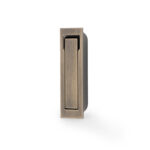 Alexander & Wilks AW Sliding Door Edge Pull Square Antique Brass