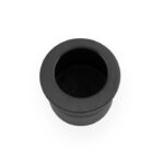 Alexander & Wilks Round Sliding Door Finger Edge Pull - Dark Bronze PVD