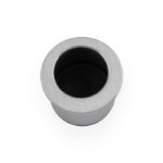 Alexander & Wilks Round Sliding Door Finger Edge Pull - Satin Chrome