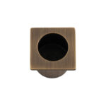 Alexander & Wilks Sliding Door Finger Edge Pull (Square) Antique Brass