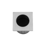 Alexander & Wilks Sliding Door Finger Edge Pull (Square) Satin Chrome