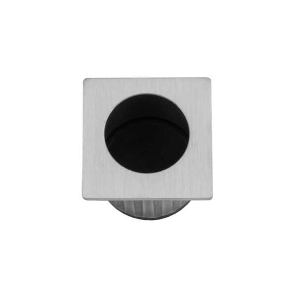 Alexander & Wilks Sliding Door Finger Edge Pull (Square) Satin Chrome