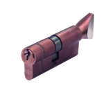 Zoo Hardware V5 Euro Cylinder & Turn - 70mm (35/35) - Satin Brass