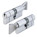 Zoo Hardware V5 Euro Cylinder & Turn - 80mm (40/40) - Satin Chrome