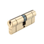 Zoo Hardware V5 Euro Double Cylinder - 80mm (40/40) - Polished Brass