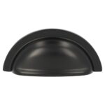 Carlisle Brass Oxford Cup Pull 76mm C/C - Matt Black
