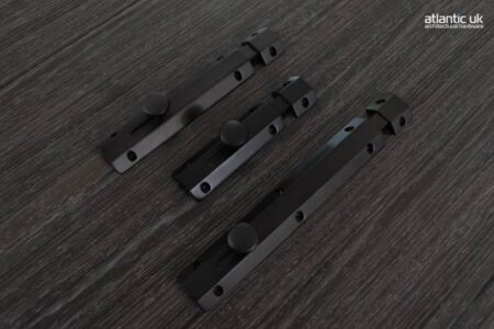 Atlantic Solid Brass Surface Door Bolt 4" - Urban Dark Bronze - Image 3