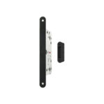 Atlantic AGB Polaris 2XT Magnetic Bathroom Lock 60mm backset with strike plates for ALU doors - Matt Black