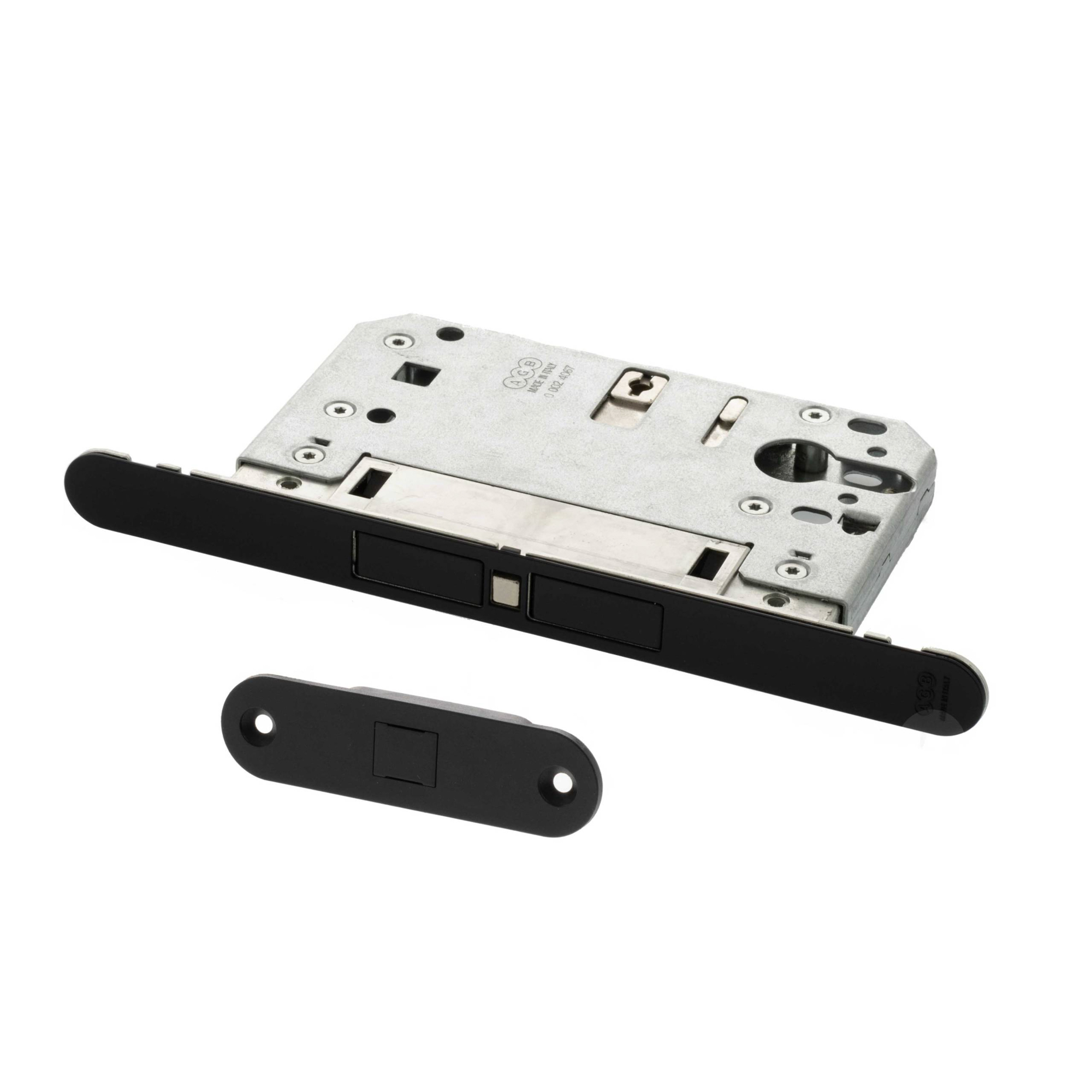 AGBTEMB.jpg Atlantic AGB Touch Magnetic Door Catch Euro Profile Sashlock - Matt Black - Image 1
