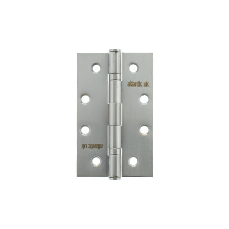 Atlantic Slim Knuckle Ball Bearing Hinges 4" x 2.5" x 2.5mm - Satin Chrome