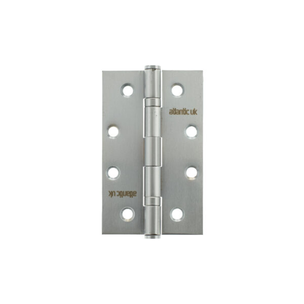Atlantic Slim Knuckle Ball Bearing Hinges 4" x 2.5" x 2.5mm - Satin Chrome