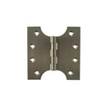 Atlantic (Solid Brass) Parliament Hinges 4" x 2" x 4mm - Satin Nickel