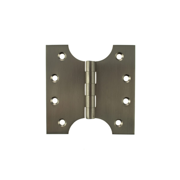 Atlantic (Solid Brass) Parliament Hinges 4" x 2" x 4mm - Satin Nickel