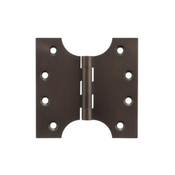 Atlantic (Solid Brass) Parliament Hinges 4" x 2" x 4mm - Urban Dark Bronze