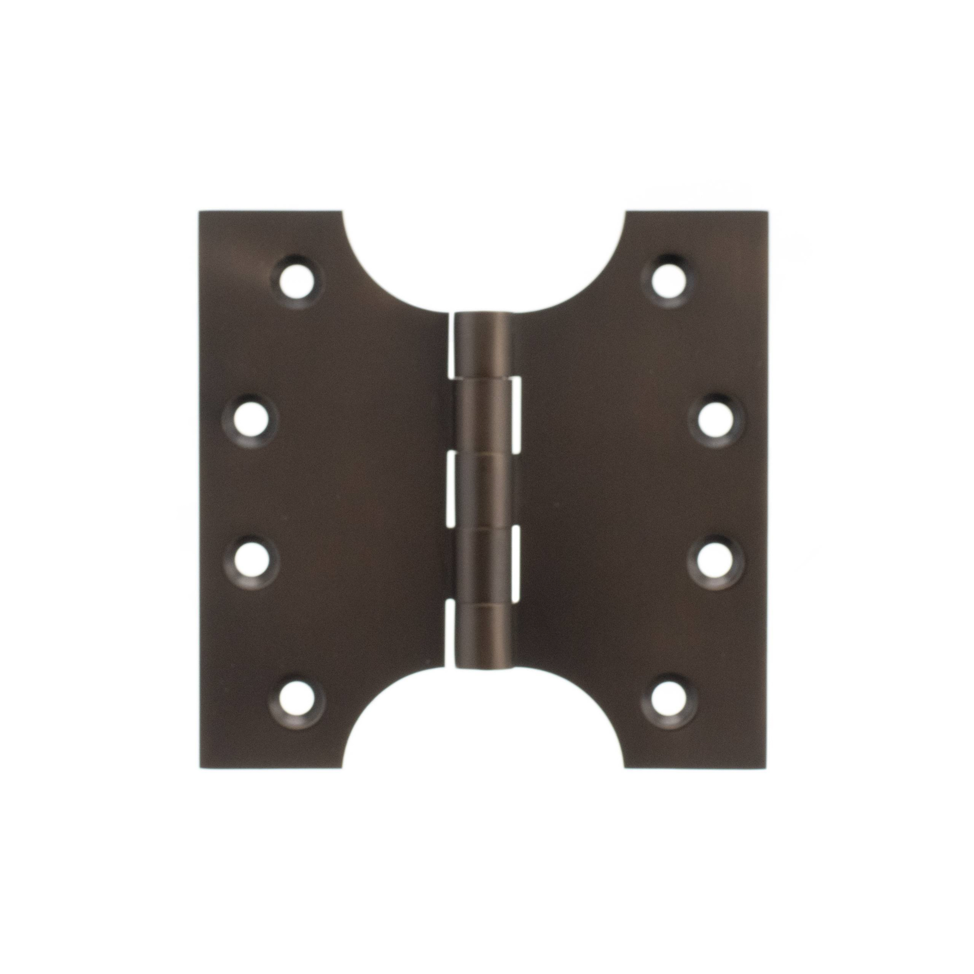 APH424UDB.jpg Atlantic (Solid Brass) Parliament Hinges 4" x 2" x 4mm - Urban Dark Bronze - Image 1