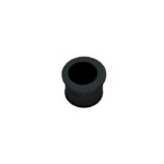 Manital Round Sliding Door Edge Pull Nero (Matt Black)
