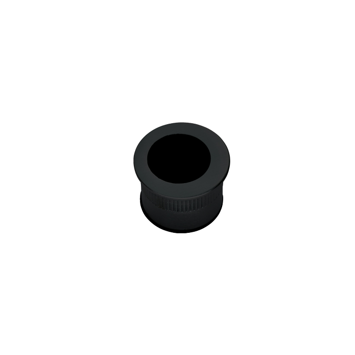 ART56MB.jpg Manital Round Sliding Door Edge Pull Nero (Matt Black) - Image 1