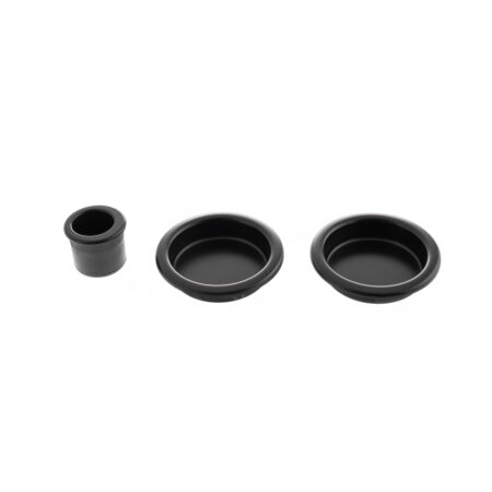 Atlantic AGB Sliding Door Flush Pull Round - Matt Black