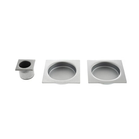 Atlantic AGB Sliding Door Flush Pull Square - Satin Chrome