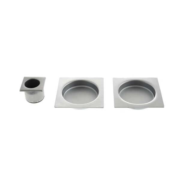 Atlantic AGB Sliding Door Flush Pull Square - Satin Chrome