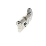 Atlantic AGB Euro Profile 5 Pin Cylinder Key to Turn 30-30mm (60mm) Keyed Alike - Polished Chrome