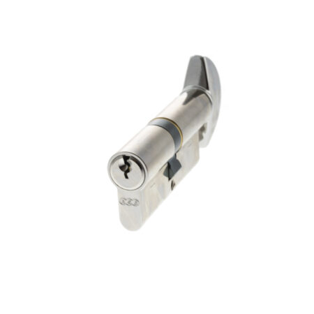 Atlantic AGB Euro Profile 5 Pin Cylinder Key to Turn 35-35mm (70mm) - Polished Chrome