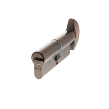 Atlantic AGB Euro Profile 15 Pin Cylinder Key to Turn 40-40mm (80mm) - Copper