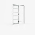 Atlantic Ermetika EvoKit Pocket Door System 838x1981 Door 125mm WT - Raw Wood