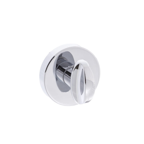 Atlantic Forme WC Turn and Release on Minimal Round Rose - Polished Chrome