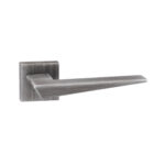 Atlantic Forme Naxos Lever Door Handle on Minimal Square Rose - Urban Graphite