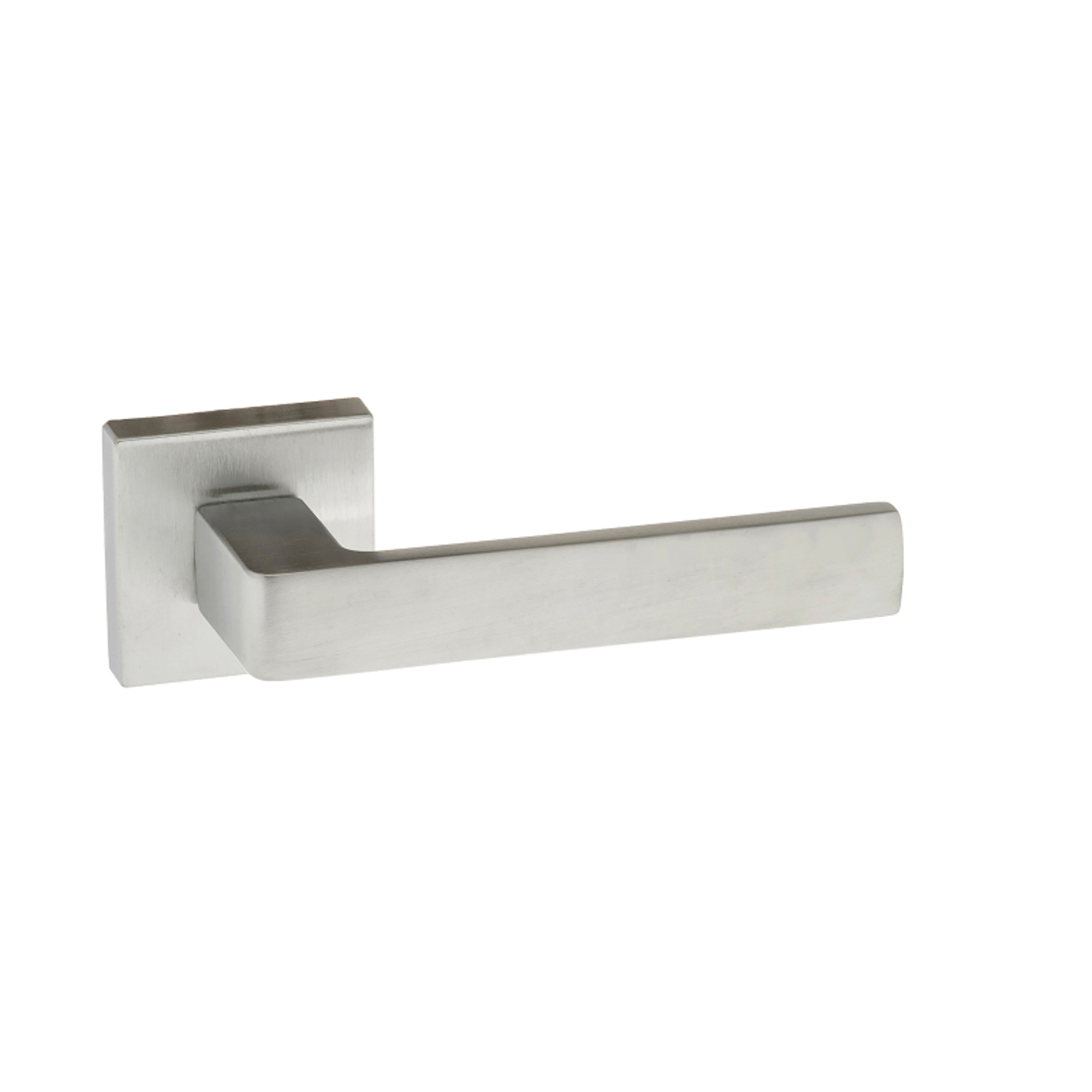 FMS254SC.jpg Atlantic Forme Asti Lever Door Handle on Minimal Square Rose - Satin Chrome - Image 1