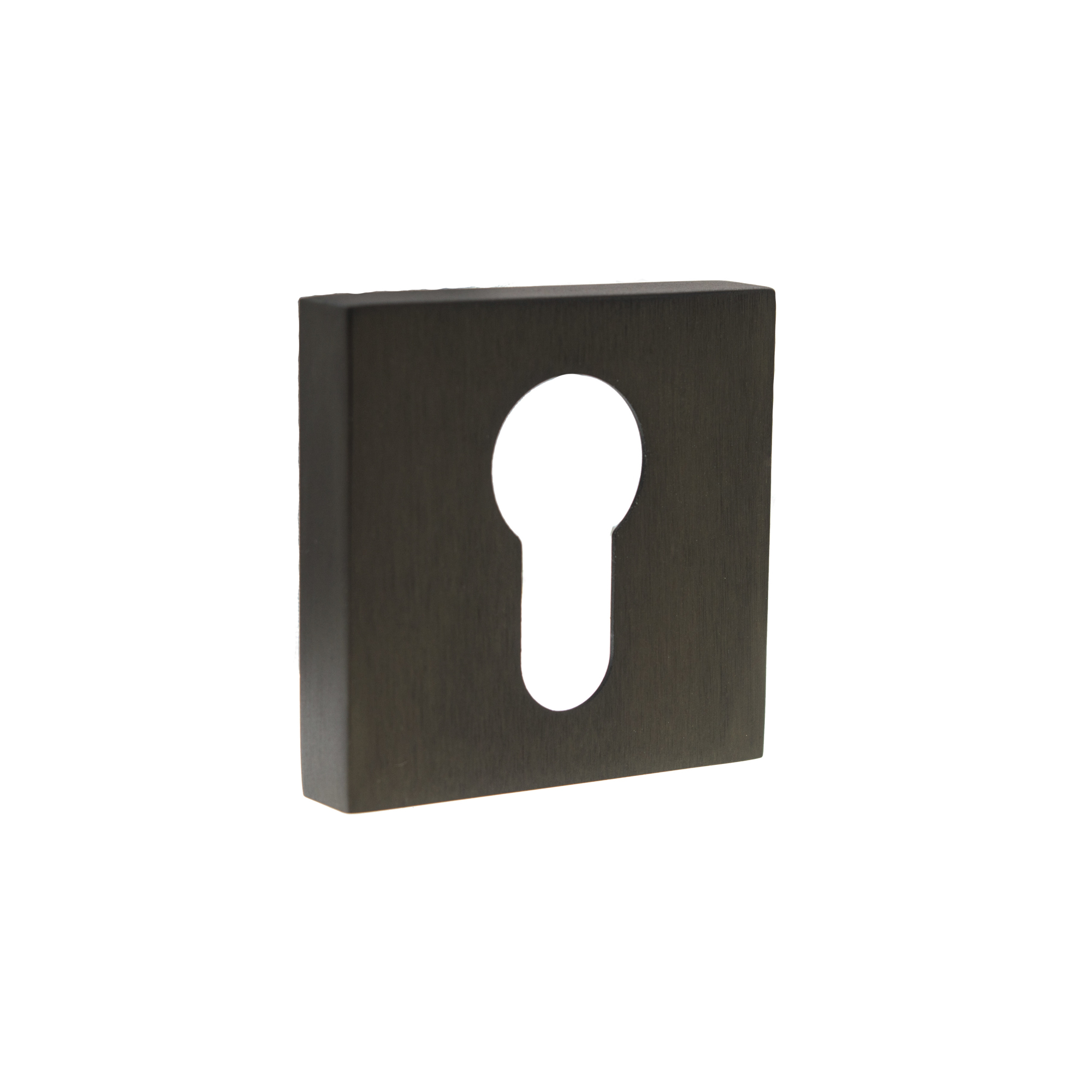 FMSEUDB.jpg Atlantic Forme Euro Escutcheons on Minimal Square Rose - Urban Dark Bronze - Image 1