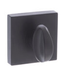 Atlantic CleanTouch Anti-Bac WC Turn and Release on Minimal Square Rose - Matt Black